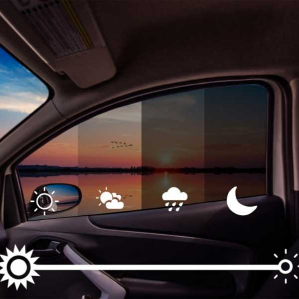 اندازه دید در شب با شیشه دودی